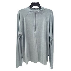 Lululemon Men's Metal Vent Tech 1/2 Zip 2.0 Pullover Blue Size XXL